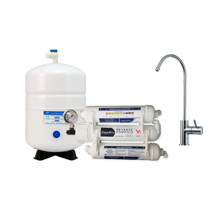AquaCo ROCOMP Compact Reverse Osmosis System + Dedicated Tap