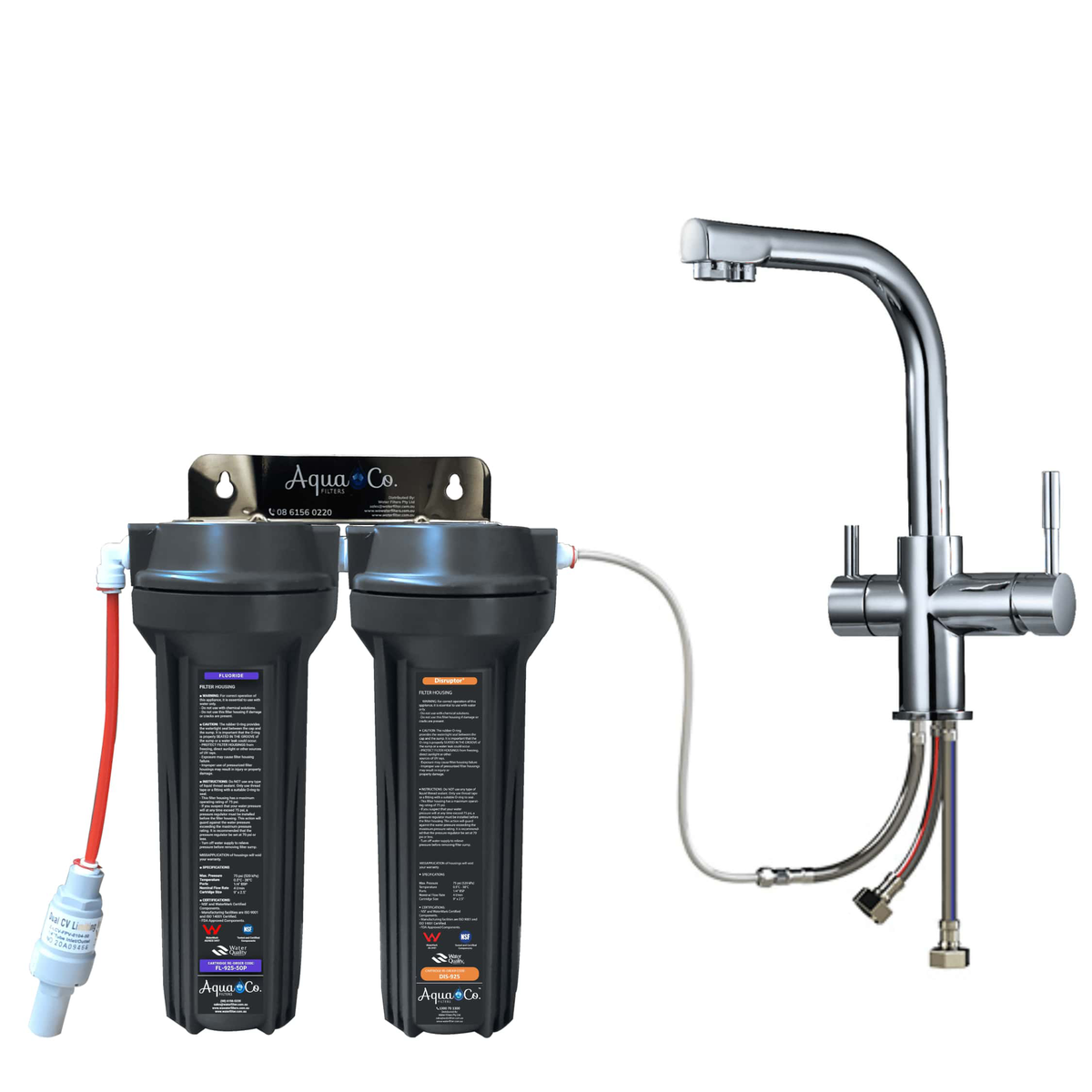 AquaCo SYS-925FD Under-Sink Water Filter + 3-Way Mixer Tap product view 5