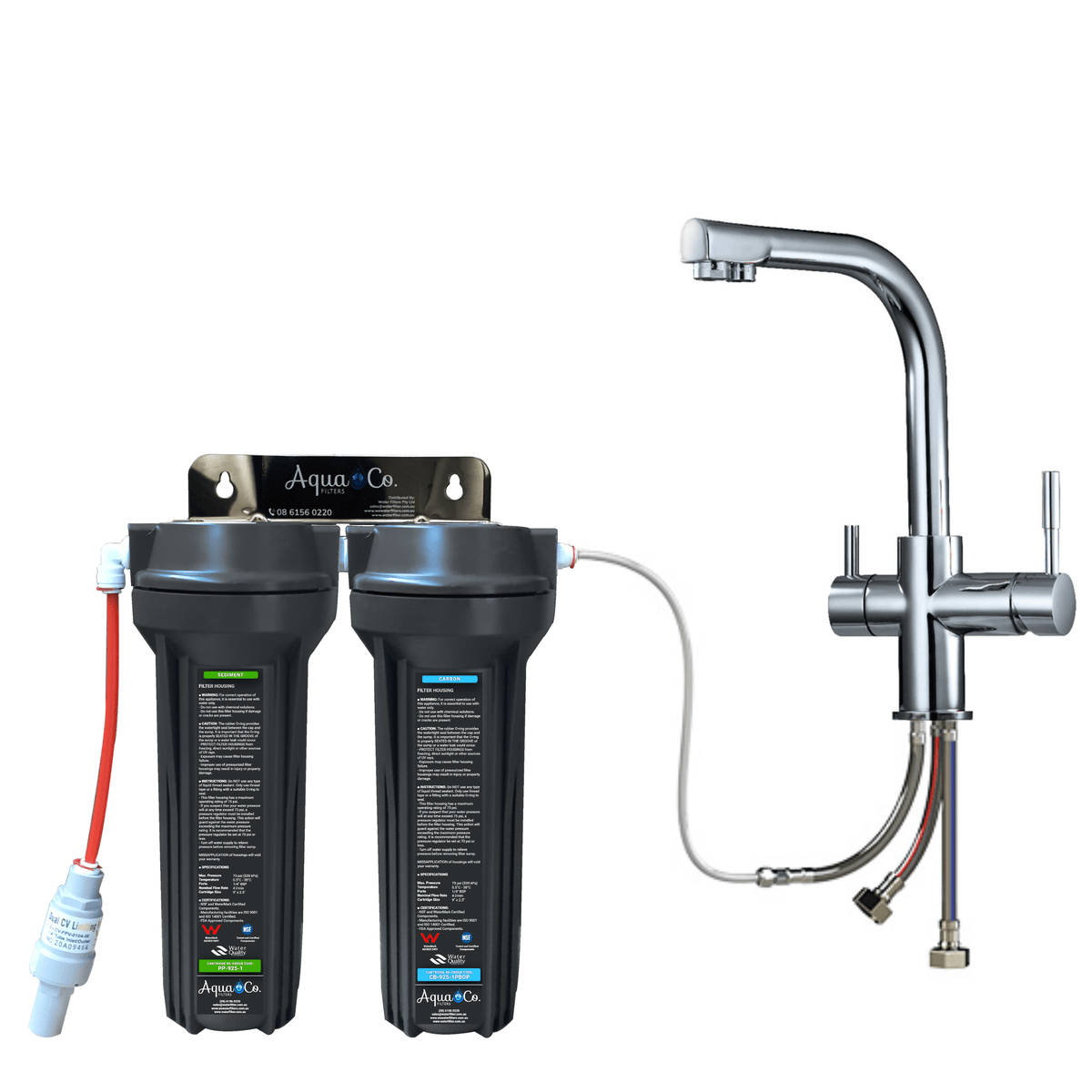 AquaCo SYS-925SC Under-Sink Water Filter + 3-Way Mixer Tap product view 3