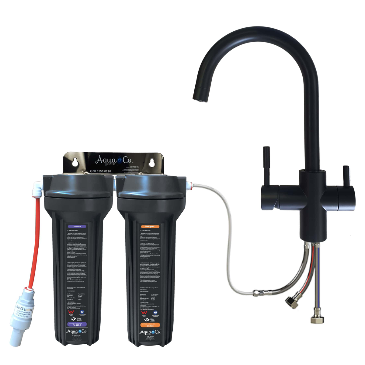 AquaCo SYS-925FD Under-Sink Water Filter + 3-Way Mixer Tap product view 8