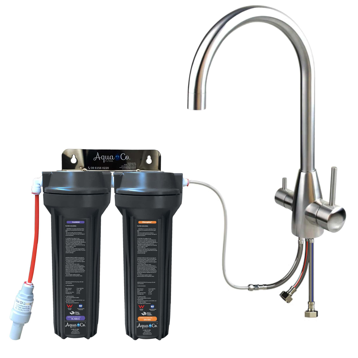 AquaCo SYS-925FD Under-Sink Water Filter + 3-Way Mixer Tap product view 6