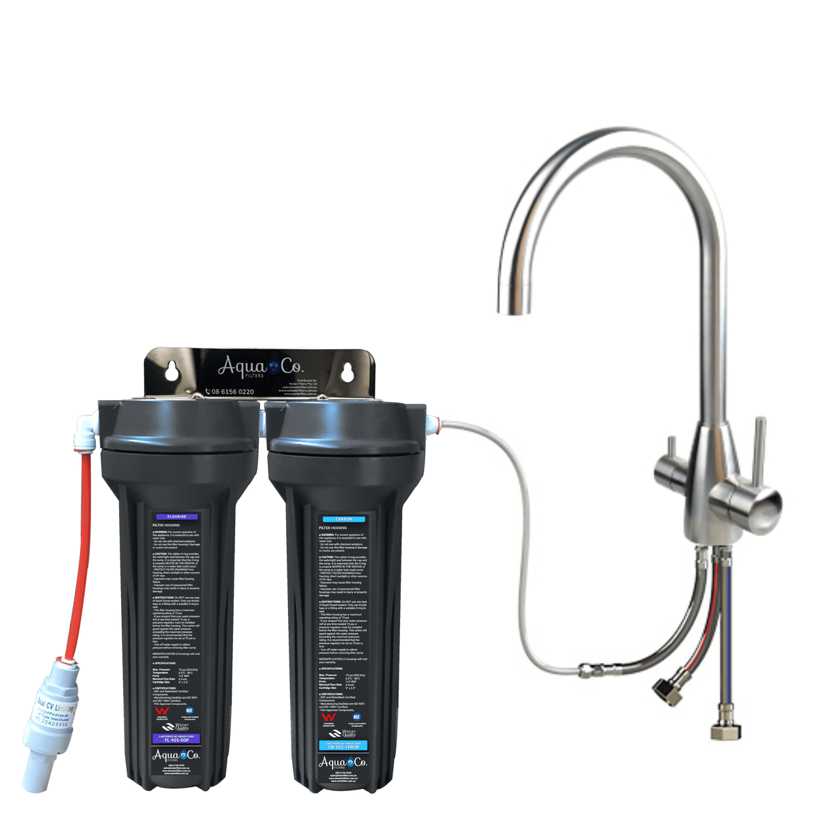 AquaCo SYS-925FC Under-Sink Water Filter + 3-Way Mixer Tap product view 5