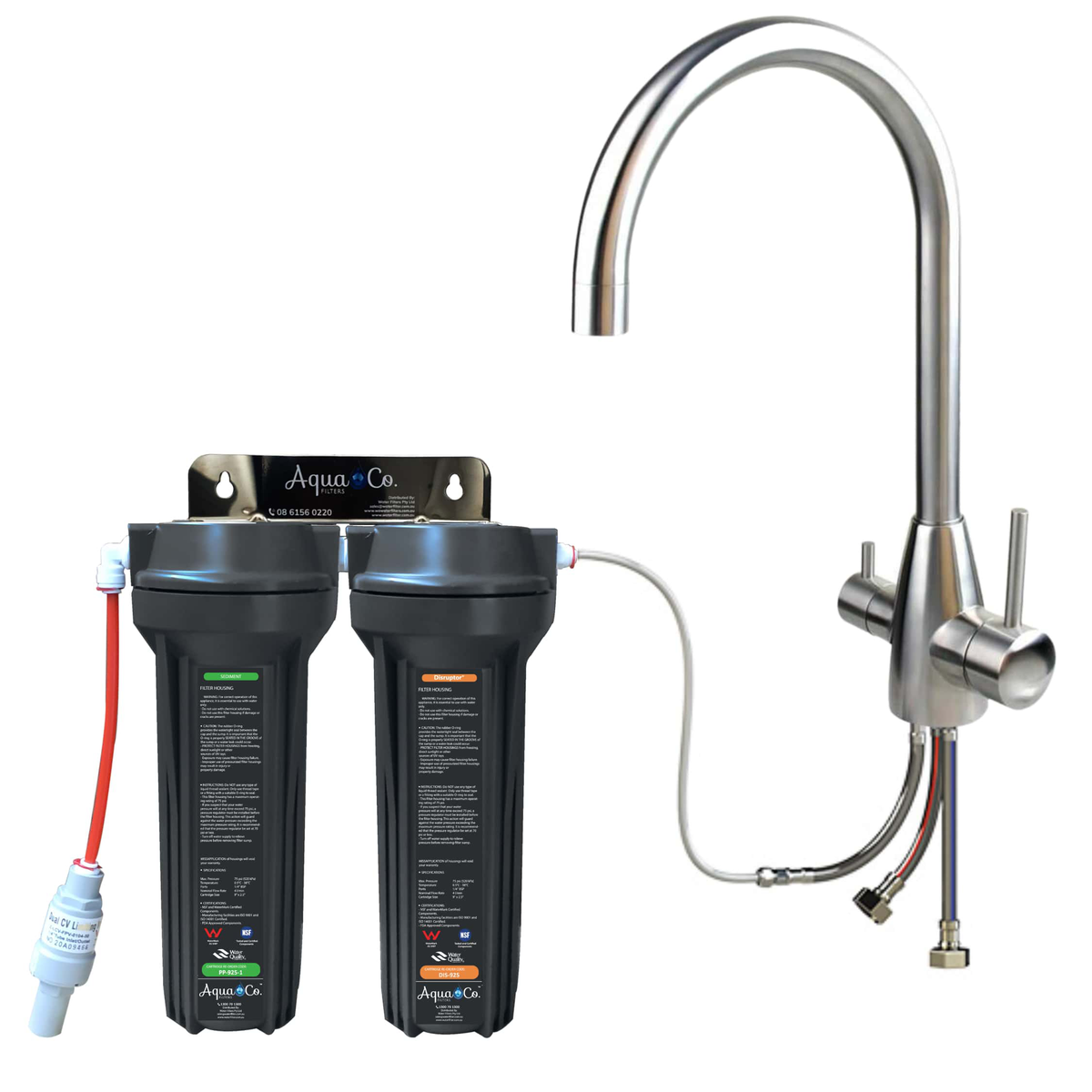 AquaCo SYS-925SD Under-Sink Water Filter + 3-Way Mixer Tap product view 5