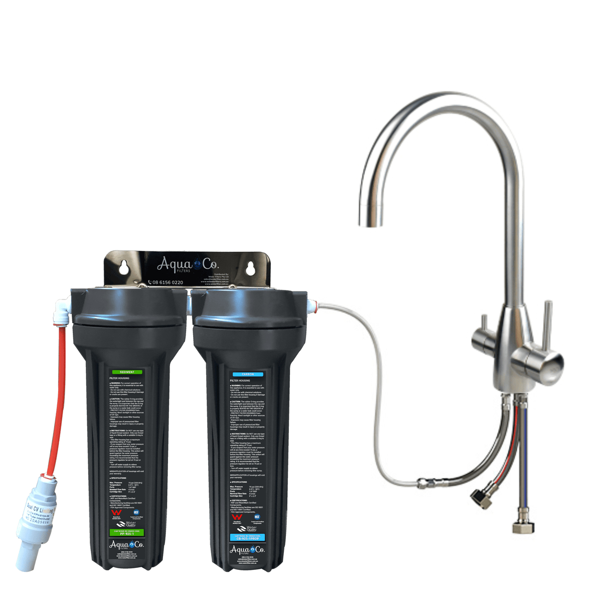 AquaCo SYS-925SC Under-Sink Water Filter + 3-Way Mixer Tap product view 4