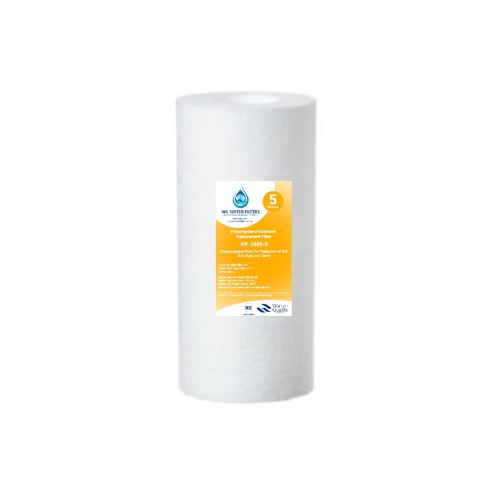AquaCo 10" x 4.5" 5 Micron Polyspun Sediment Filter