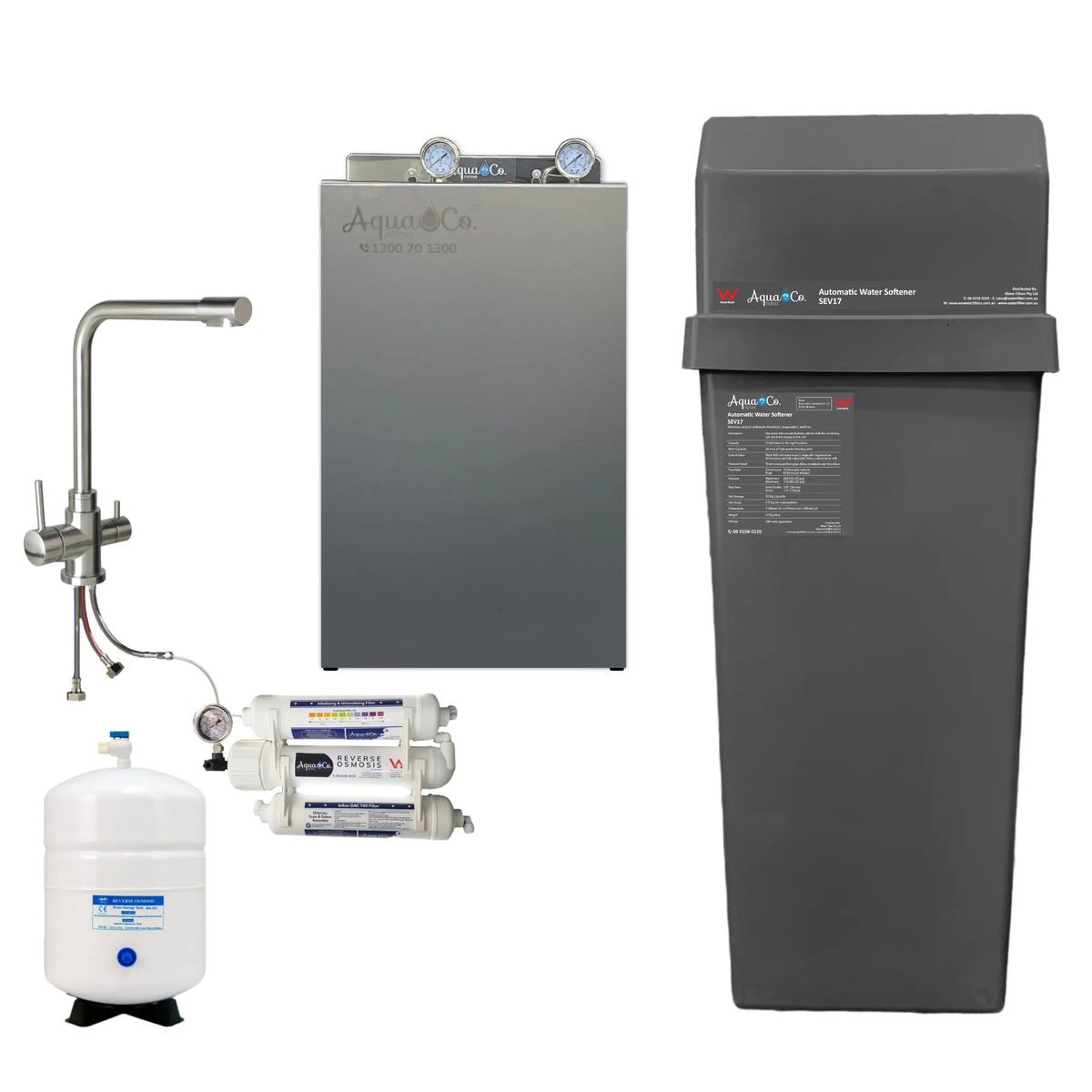 AquaCo Whole House Filter + SEV17 Water Softener Combo Pro product view 28