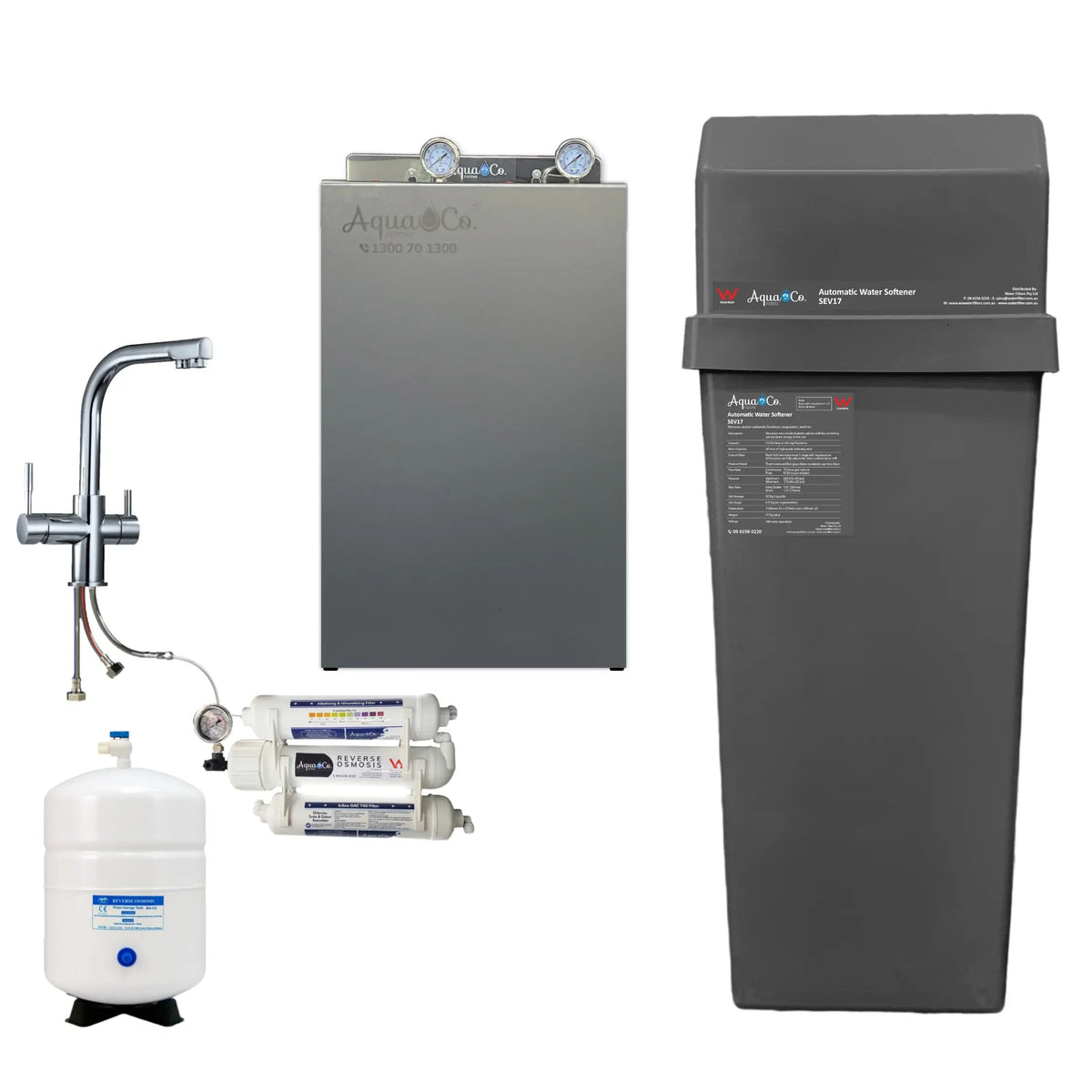 AquaCo Whole House Filter + SEV17 Water Softener Combo Pro product view 26