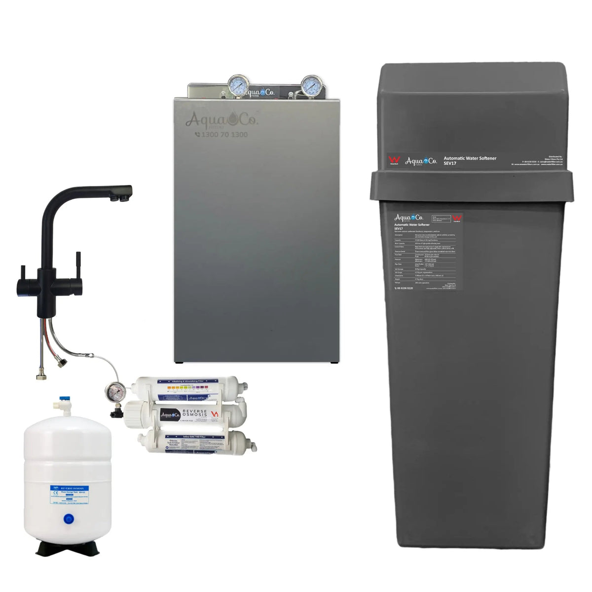 AquaCo Whole House Filter + SEV17 Water Softener Combo Pro product view 31