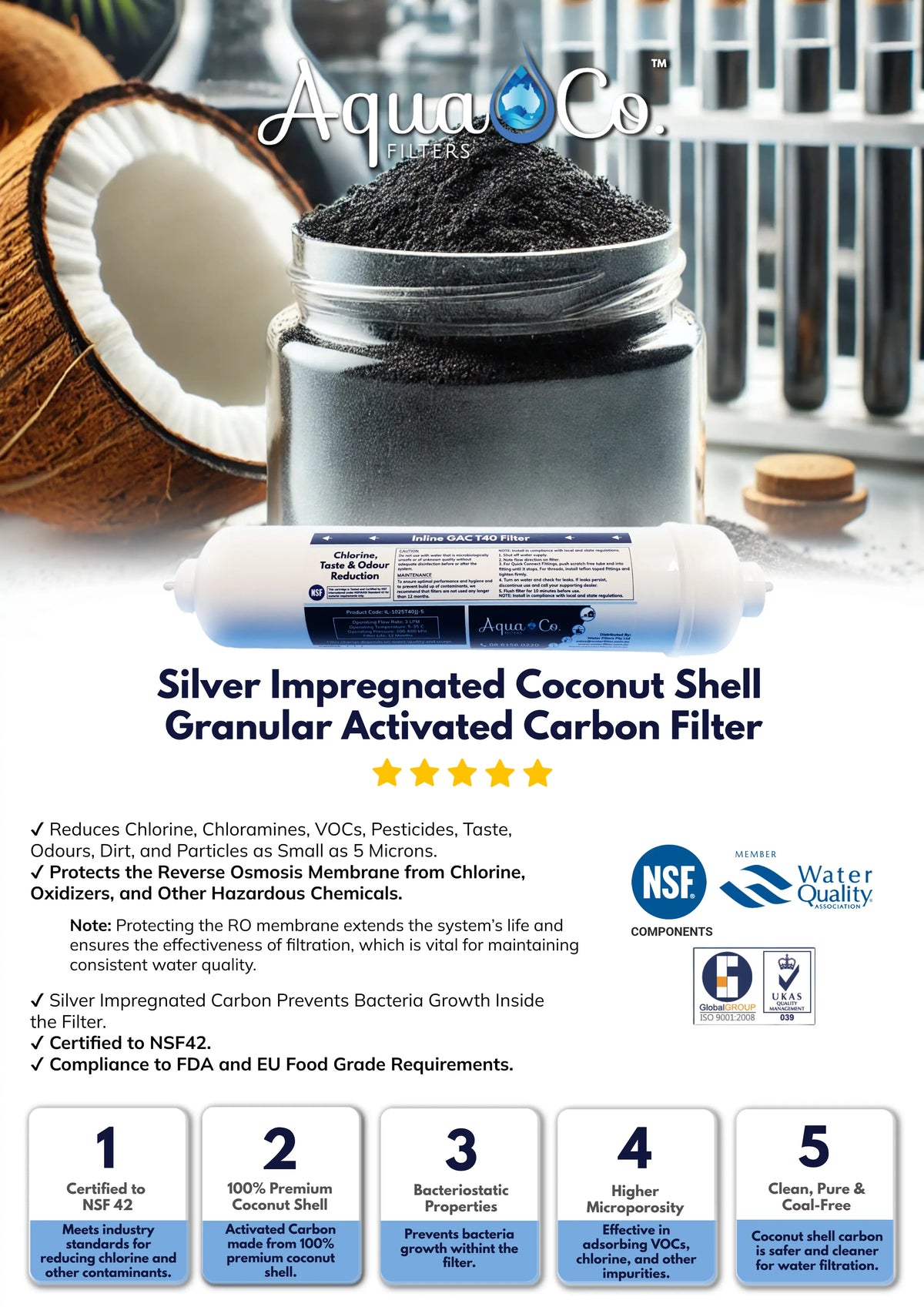 AquaCo ROCOMP Compact Reverse Osmosis System with 3-Way Mixer product view 7