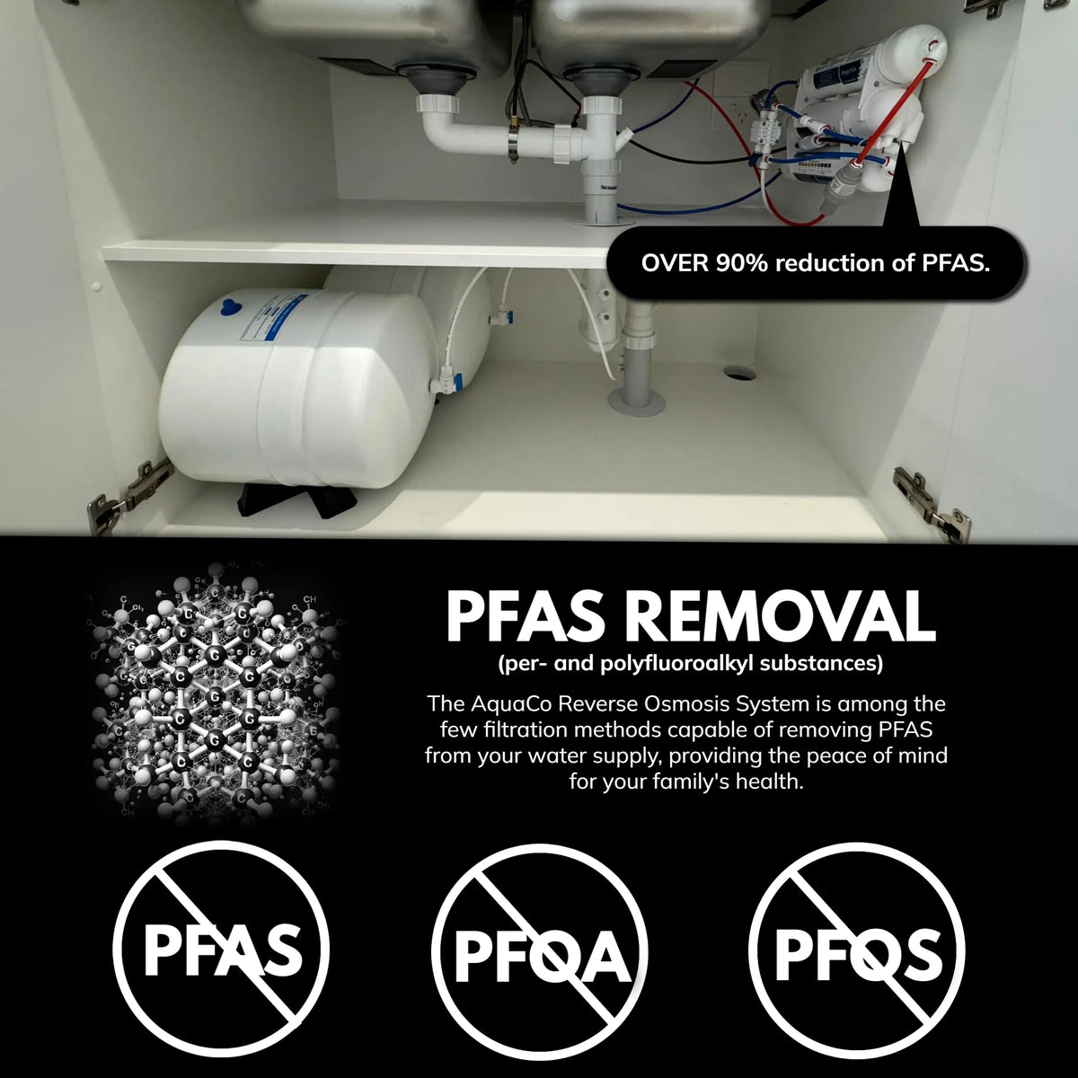 AquaCo SEV17 Whole House Water Softener with Advanced PFAS Filtration & ROCOMP Reverse Osmosis product view 7