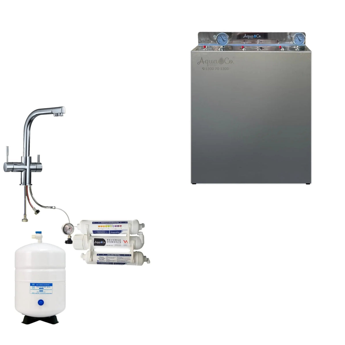 AquaCo Premium PFAS Whole House Water Filter System with ROCOMP Reverse Osmosis product view 24