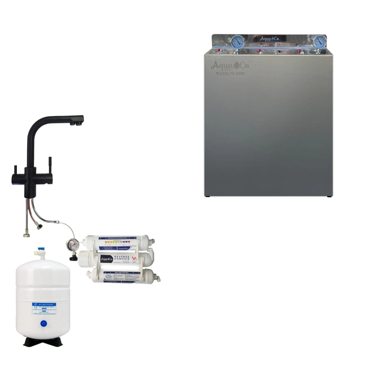 AquaCo Premium PFAS Whole House Water Filter System with ROCOMP Reverse Osmosis product view 31