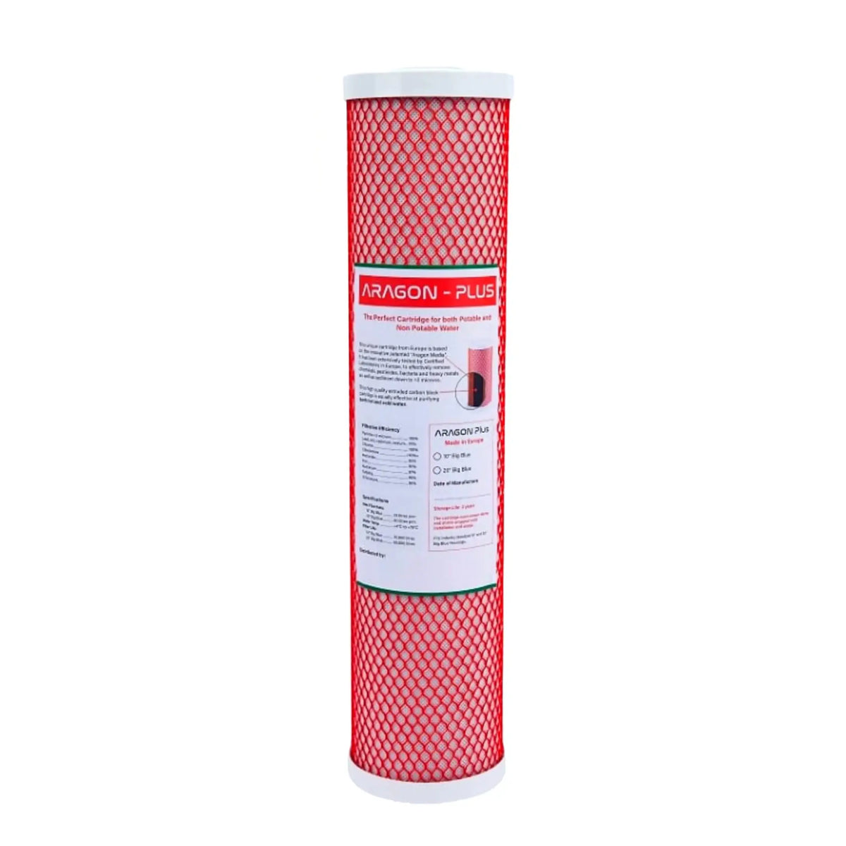 AquaCo 20" x 4.5" Aragon Ultrasafe Replacement Filter