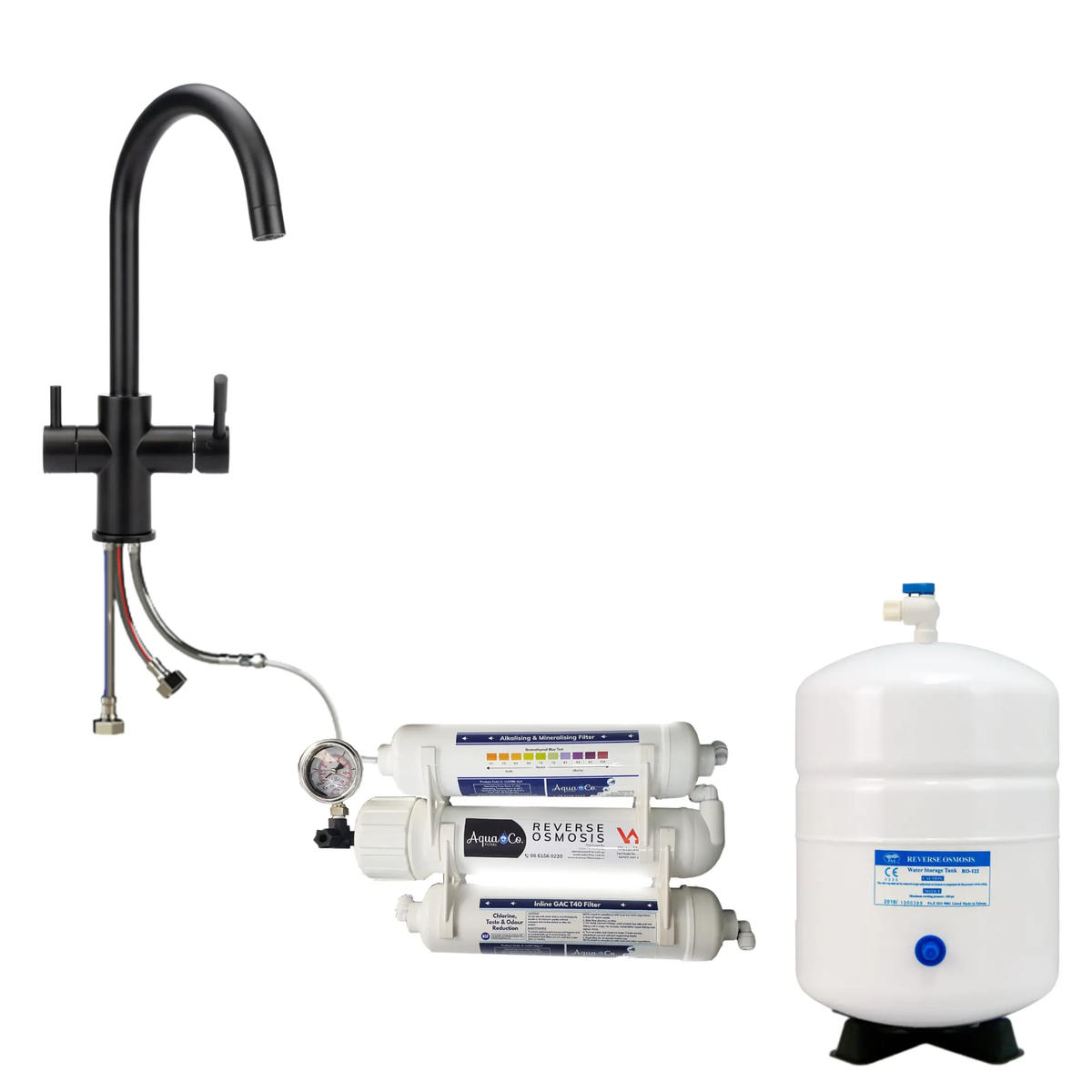 AquaCo ROCOMP Compact Reverse Osmosis System with 3-Way Mixer product view 14