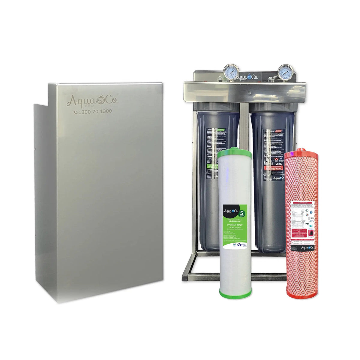 AquaCo Premium 2 Stage Whole House Water Filter