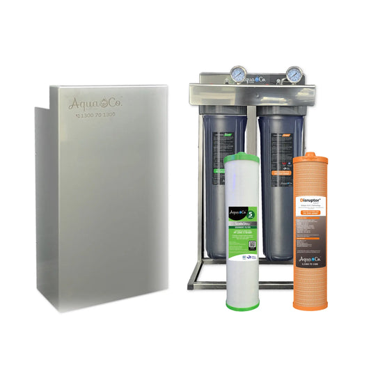 AquaCo Premium PFAS 2 Stage Whole House Water Filter