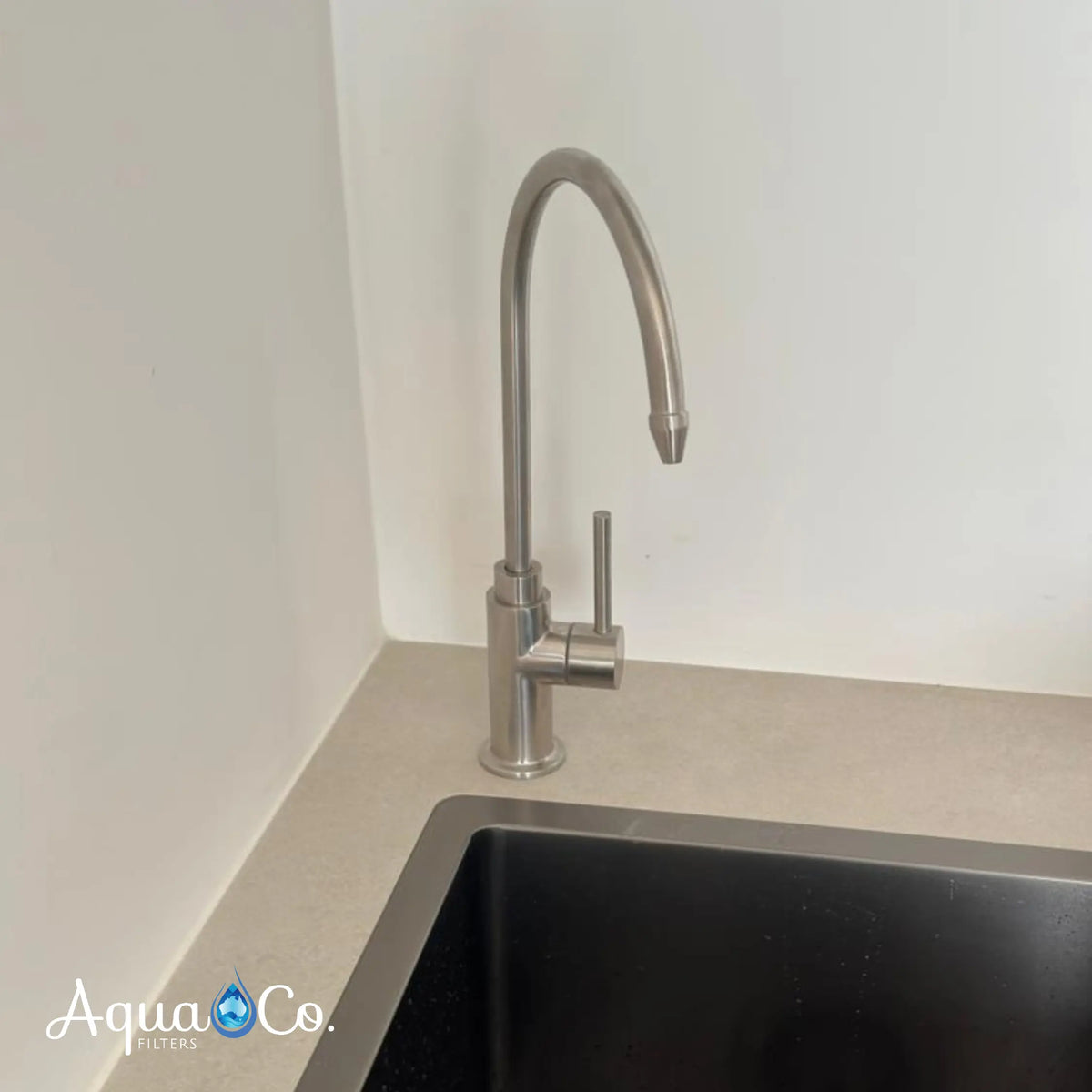 AquaCo Stainless Steel Water Filter Tap – TAP-HL-SS tap detail