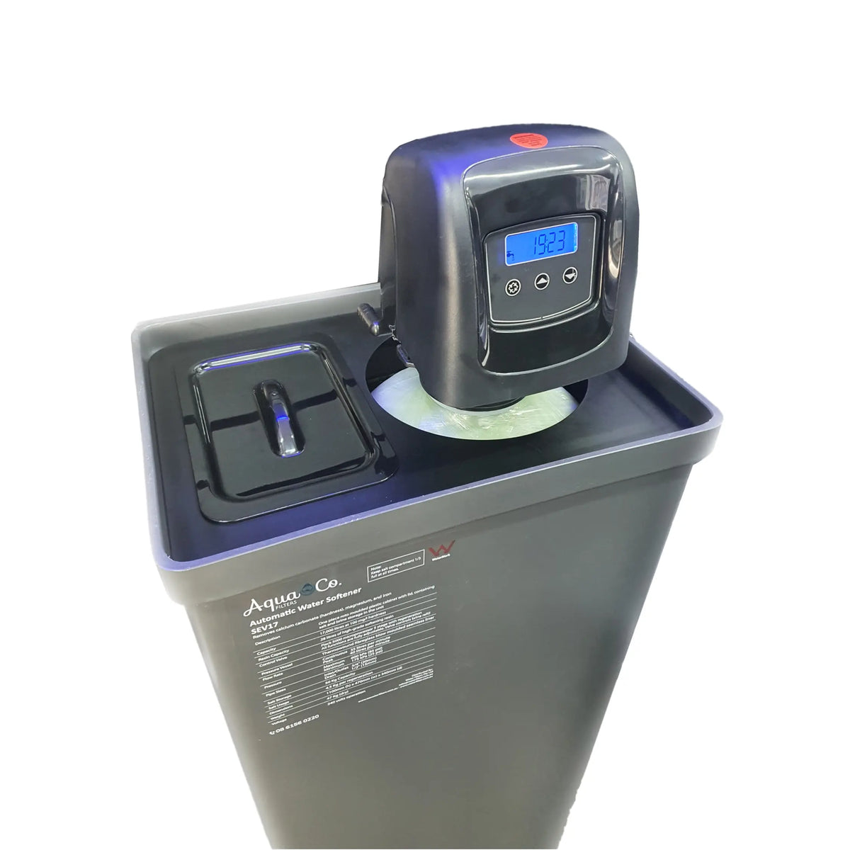 AquaCo Automatic Water Softener SEV17 product view 2