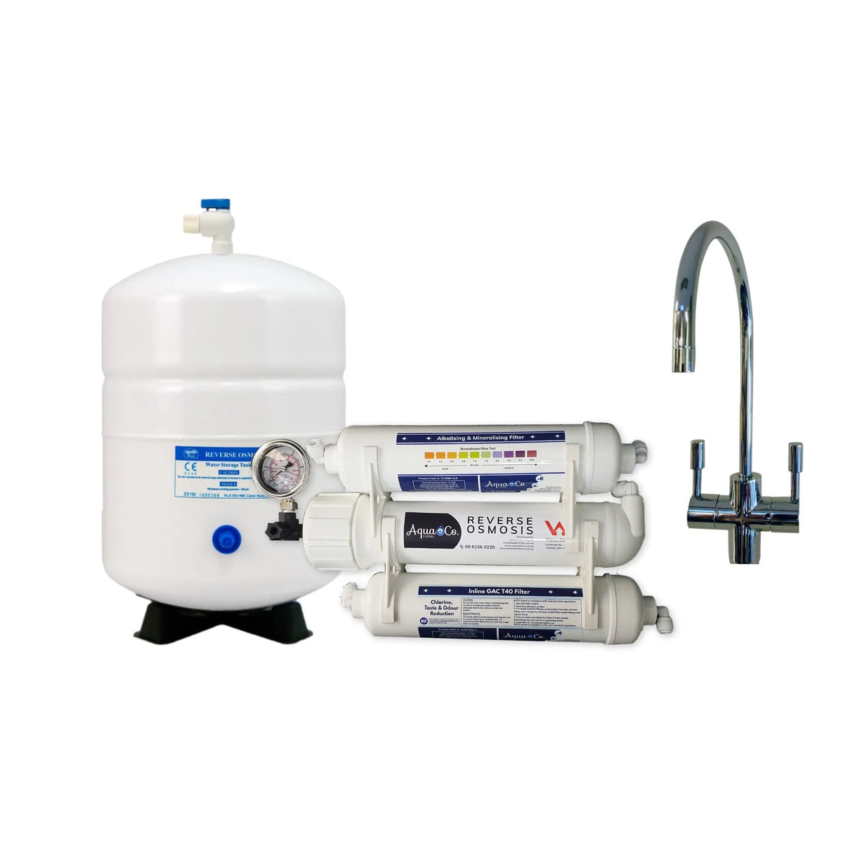 AquaCo ROCOMP Compact Reverse Osmosis System with Dedicated Tap tap detail