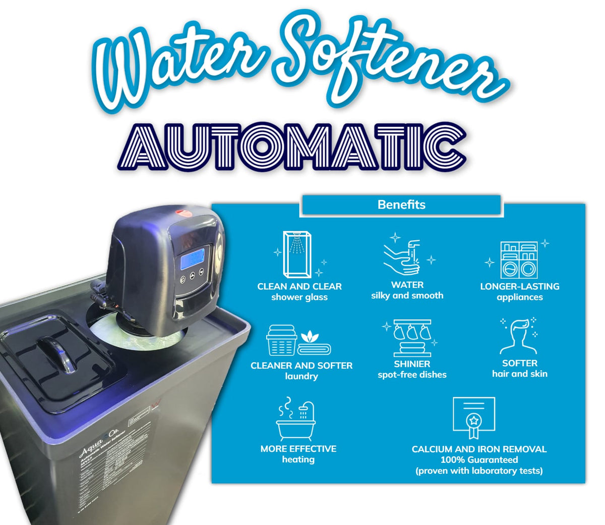 AquaCo SEV17 Water Softener with Classic Pre-Filtration product view 4
