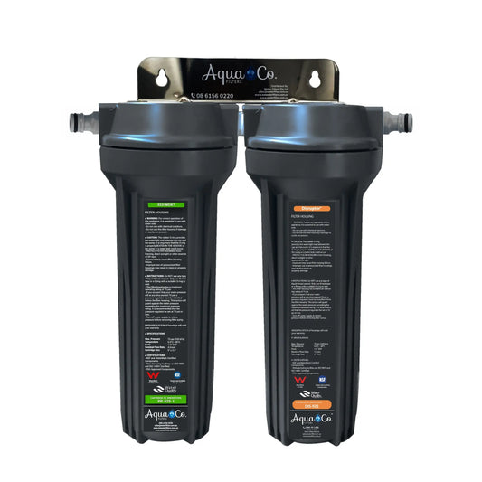 AquaCo Premium 2 Stage Caravan Water Filter