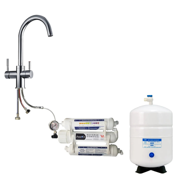 AquaCo ROCOMP Compact Reverse Osmosis System + 3-Way Mixer
