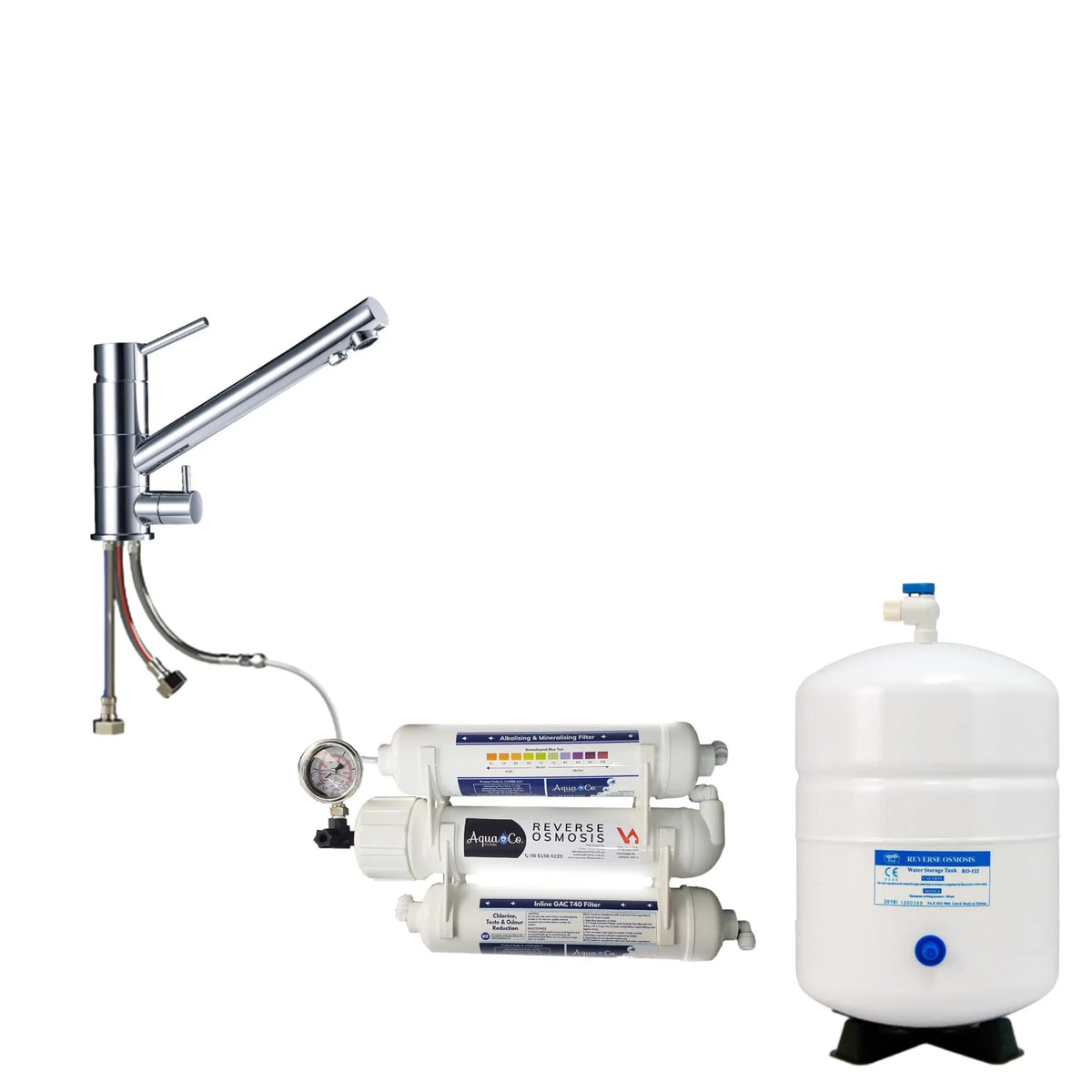 AquaCo ROCOMP Compact Reverse Osmosis System with 3-Way Mixer product view 12
