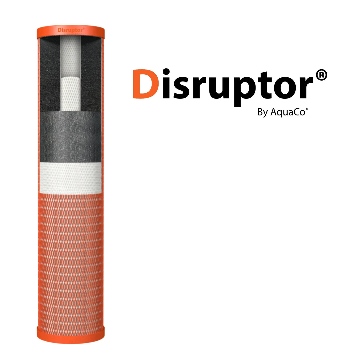 AquaCo 20" x 4.5" Disruptor® Replacement Filter – DIS-2045 product view 2