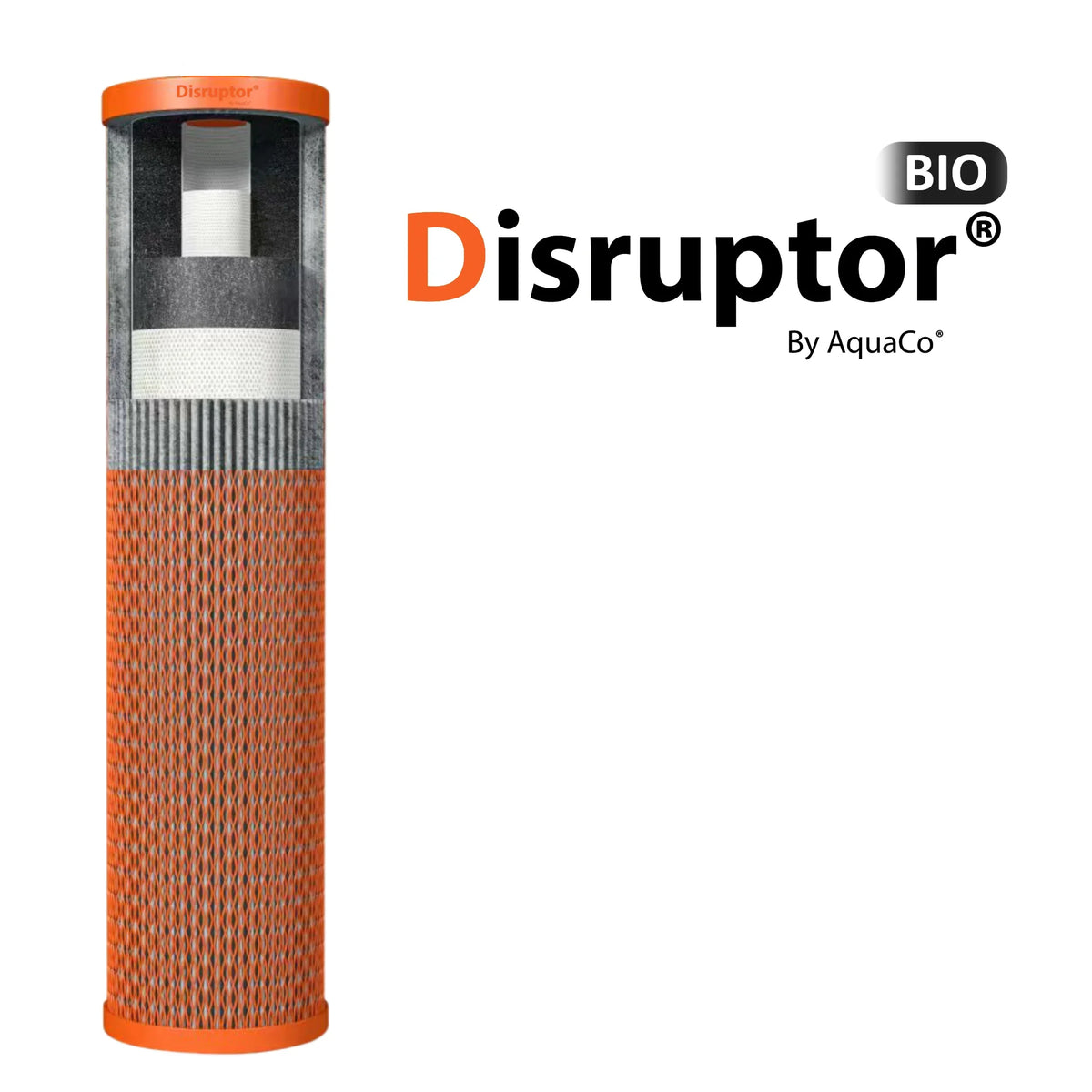 AquaCo 20" x 4.5" Disruptor® Replacement Filter – DISB-2045 product view 2