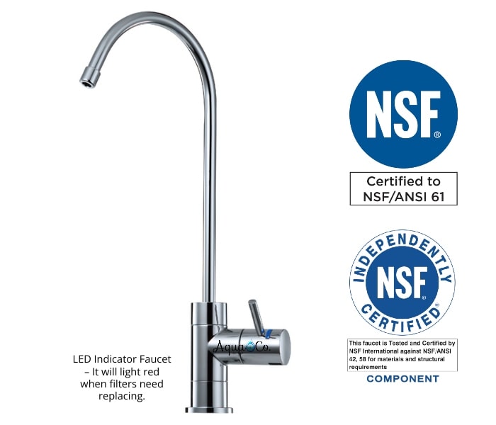 AquaCo SYS-925SFC Under-Sink Water Filter tap detail