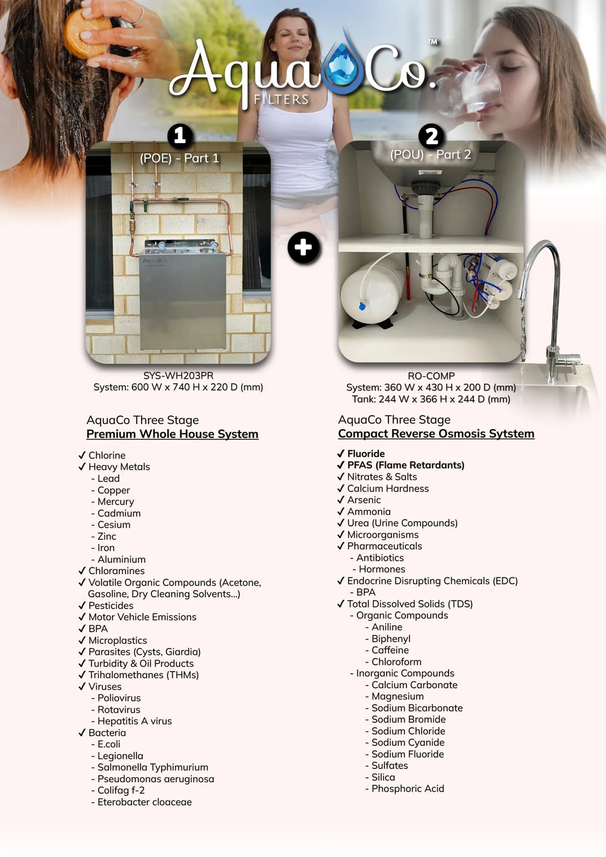 AquaCo SYS-203-WAWF Whole House Water Filter System with ROCOMP Reverse Osmosis product view 7