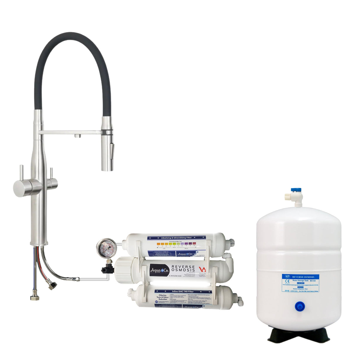 AquaCo ROCOMP Compact Reverse Osmosis System with 3-Way Mixer product view 15