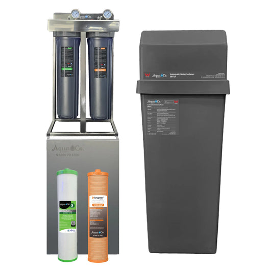 AquaCo SEV17 Water Softener with Premium PFAS Pre-Filtration