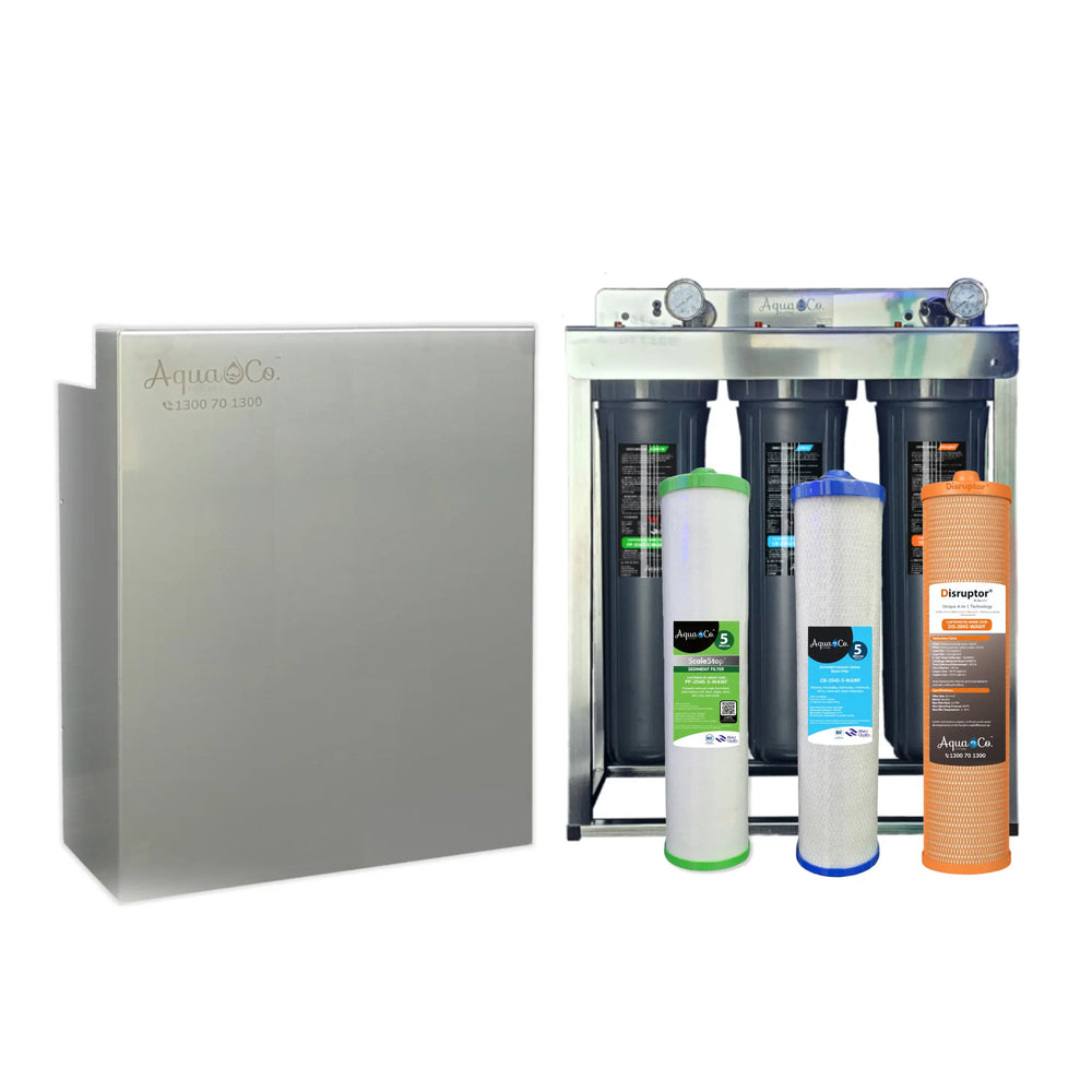 AquaCo Premium PFAS 3 Stage Whole House Water Filter