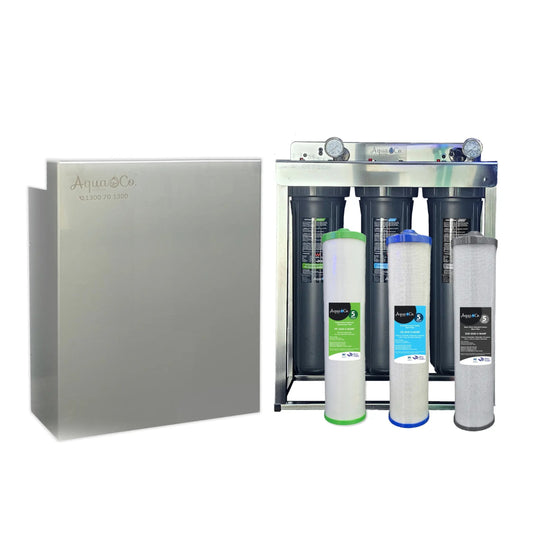 AquaCo Classic 3 Stage Whole House Water Filter