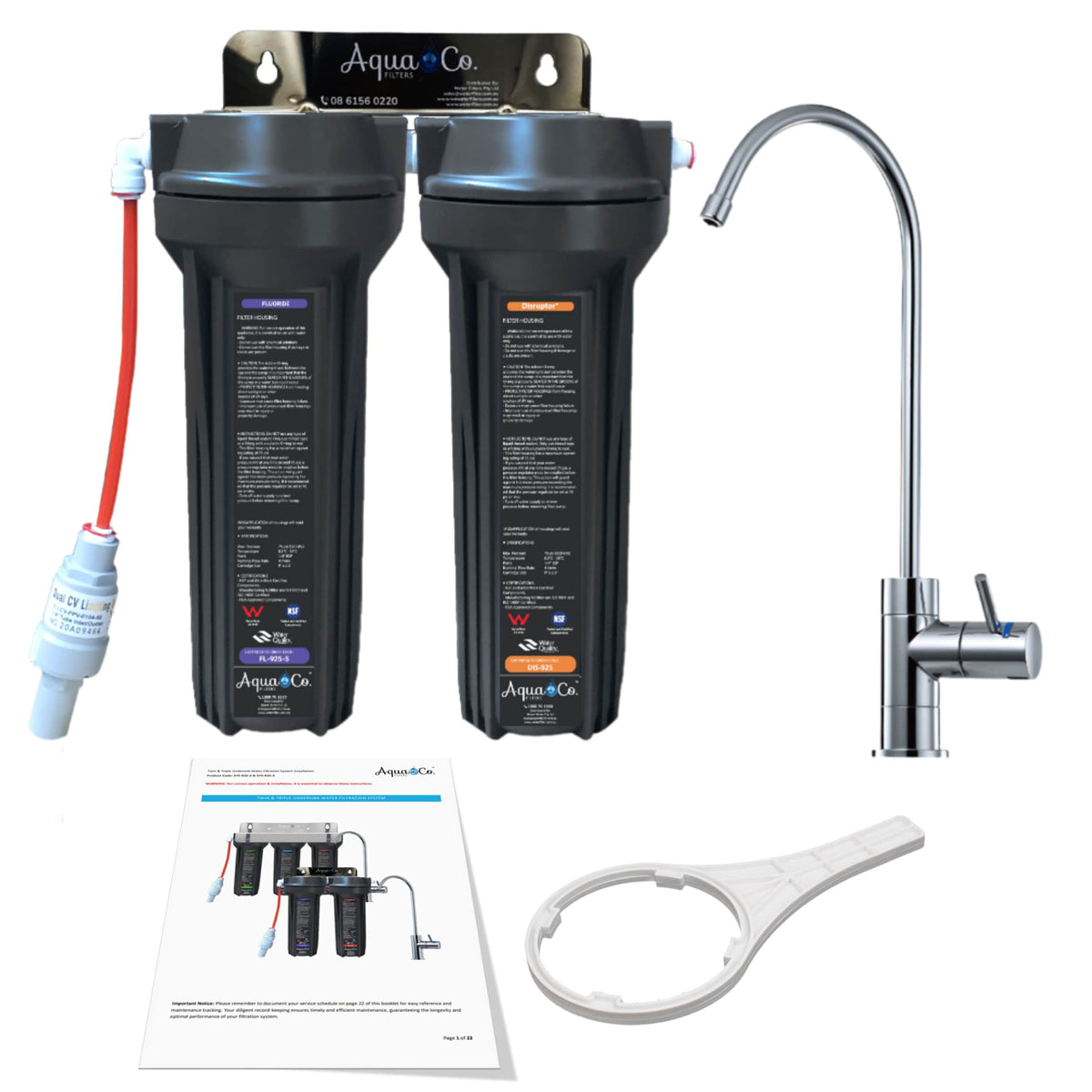 AquaCo SYS-925FD Under-Sink Water Filter product view 3